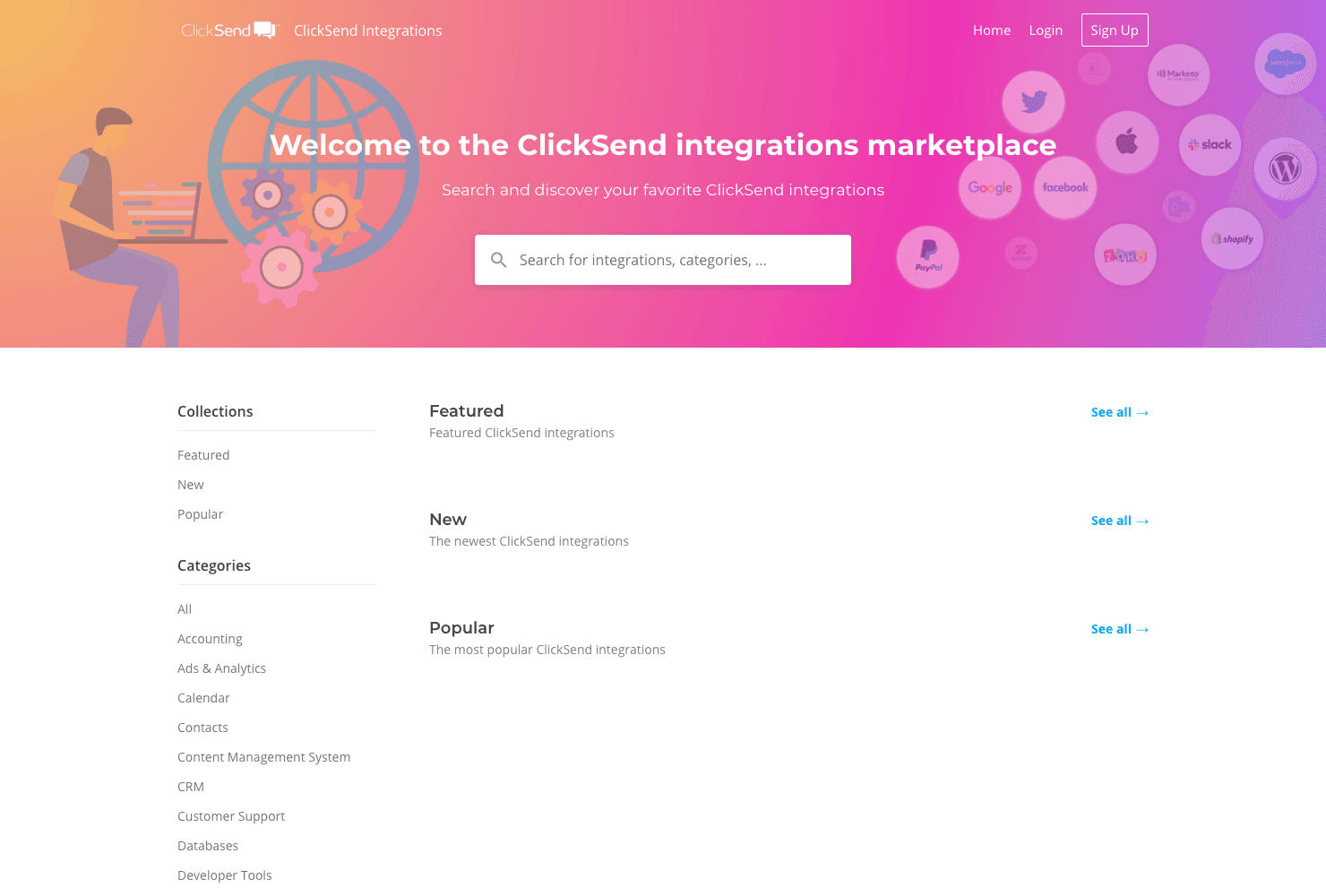 The ClickSend ecosystem