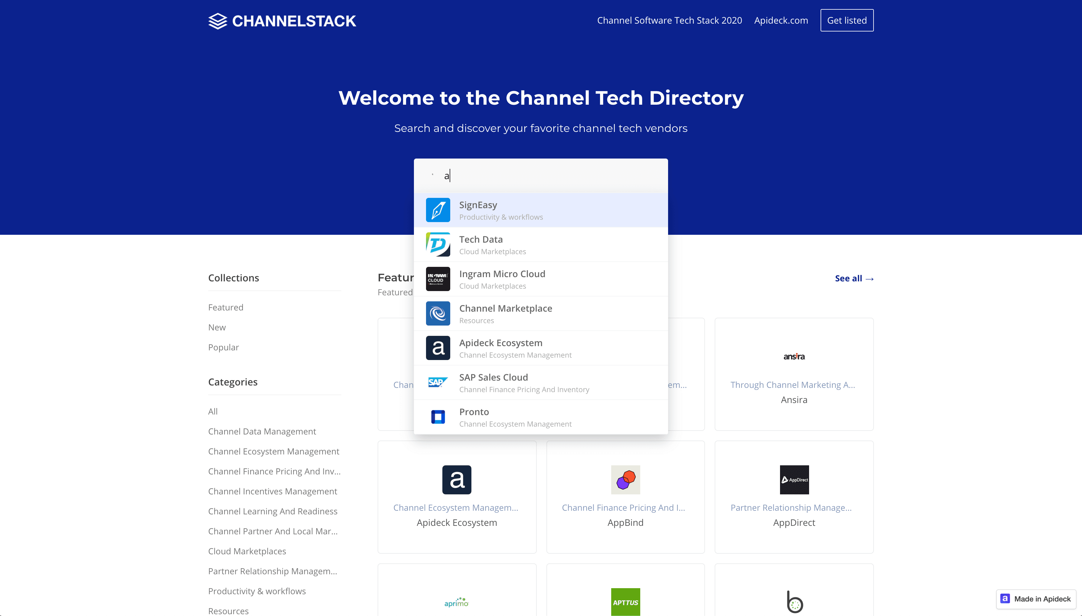 Apideck acknowledged in the Forrester’s 2020 Channel Tech Stack