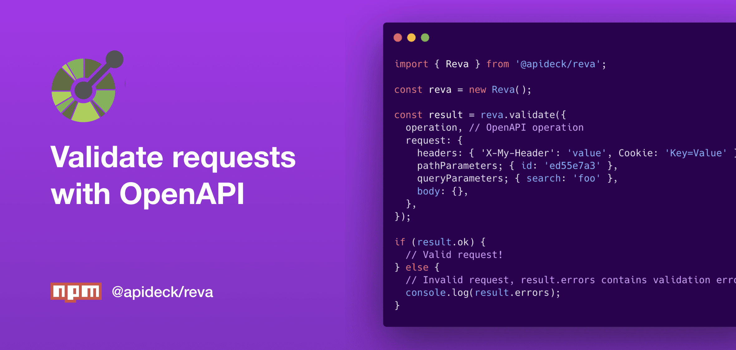 Reva: Validate requests with OpenAPI in Node.js