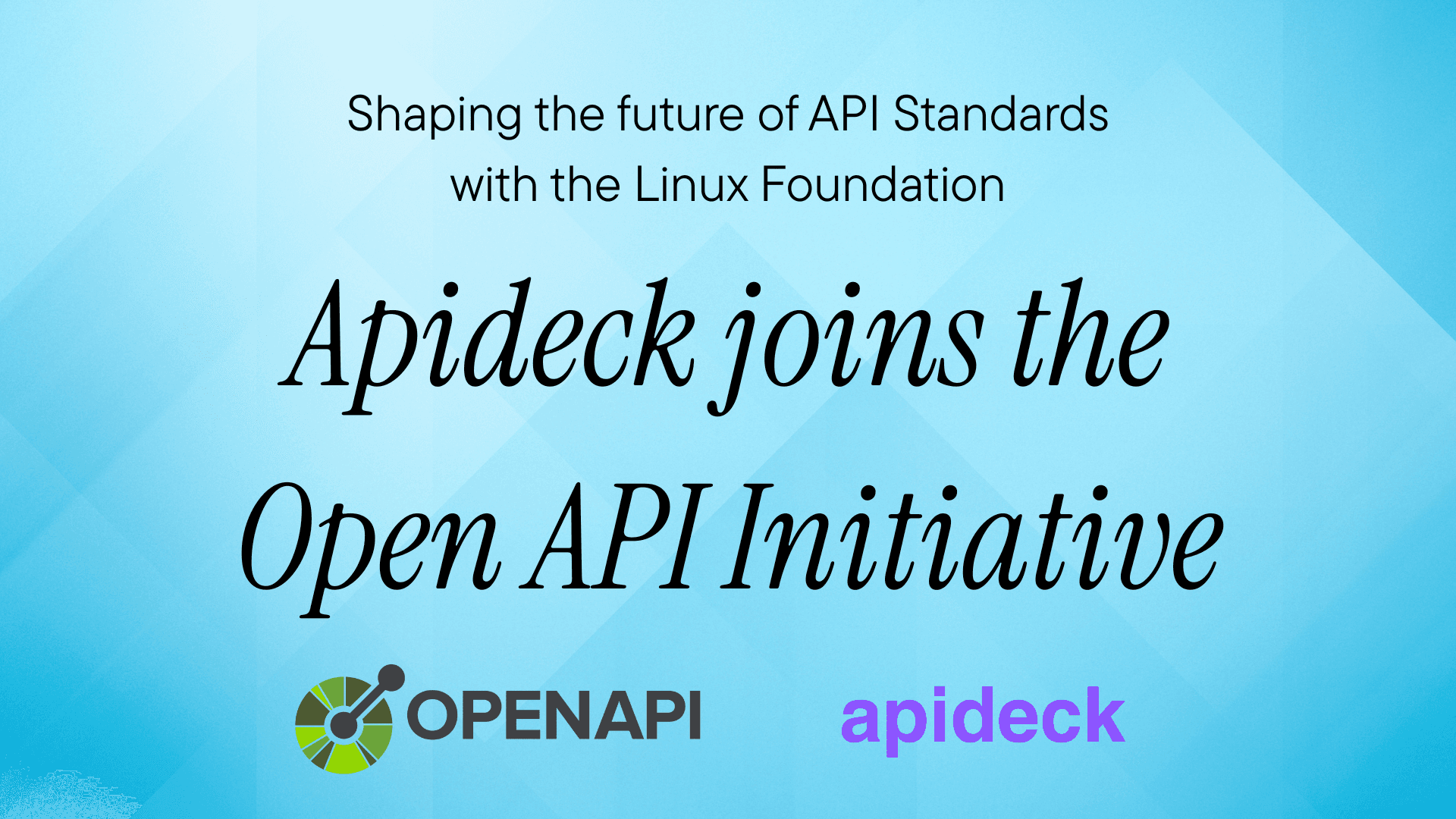 Apideck Joins the OpenAPI Initiative