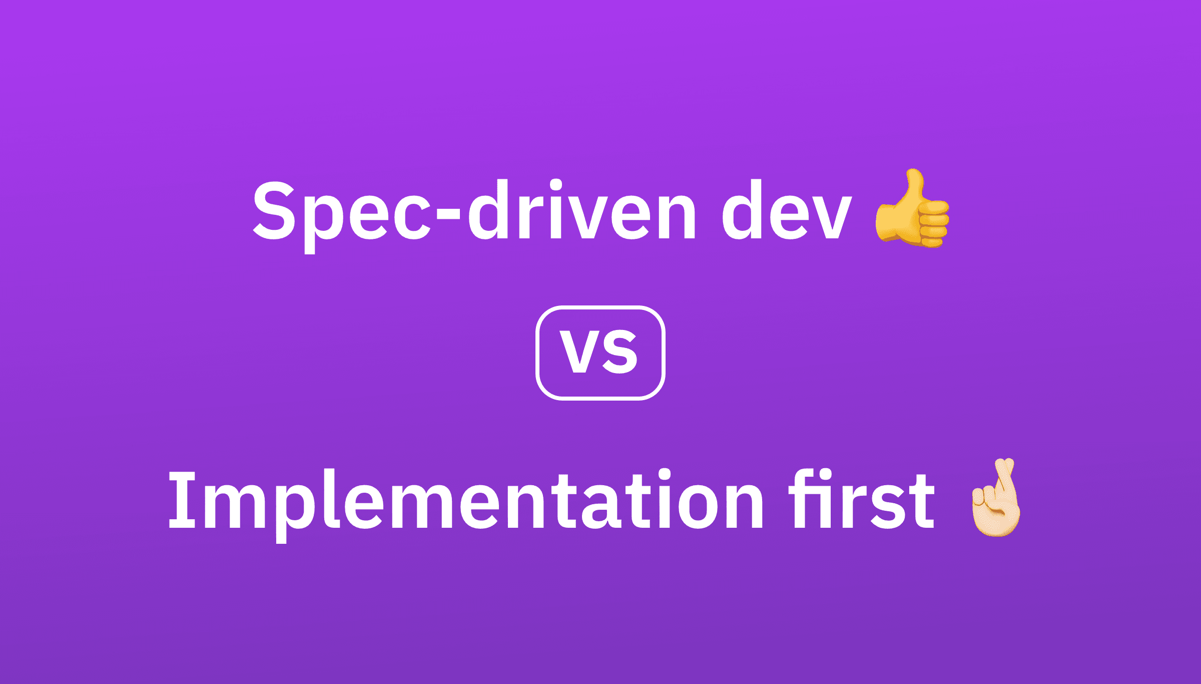 An introduction to spec-driven API development
